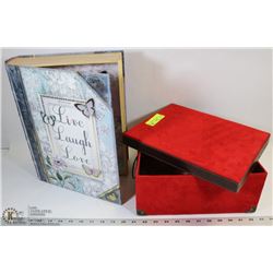 STORAGE BOOK AND STORAGE BOX