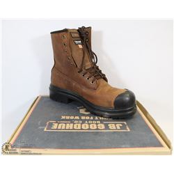JB GOODHUE SIZE 10 STEEL TOE WORK BOOTS