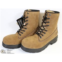 JB GOODHUE SIZE 9.5 STEEL TOE WORK BOOTS