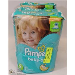 3 BAGS OF PAMPERS BABY DRI FOR 35LBS PLUS