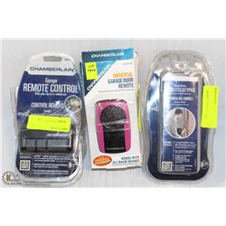 LOT OF REMOTE CONTROL DOOR-OPENER + WIRELESS