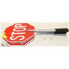 Image 1 : LOT OF 3 NEW, 12" HAND-HELD STOP SIGNS