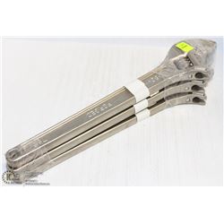 LOT OF 3 NEW 15" RIGID CRESCENT-WRENCHES