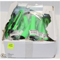 APPROX. 50 WESTWARD 9MM GREEN ABS-UTILITY KNIVES