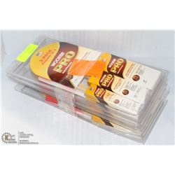 LOT OF 5-3 PIECE COMBO PACKS(15) OF WOOSTER PRO