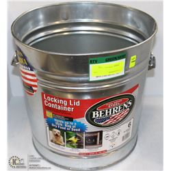 BEHRENS HIGH-GRADE STEEL 23L PAIL