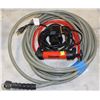 Image 1 : LOT WITH COLD-WATER HOSES + MANUAL & AUTO PUMP