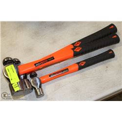 3 NEW GARANT HI-VIZ BALL-POINT HAMMERS