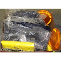 FLAT OF BIG-BILL WORKPANTS + EMERGENCY BLANKET &