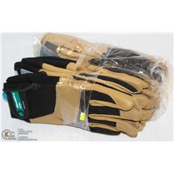 5-PAIRS OF MEDIUM MECH-PRO GRIP MECHANICS GLOVES