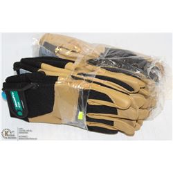5-PAIRS OF MEDIUM MECH-PRO GRIP MECHANICS GLOVES