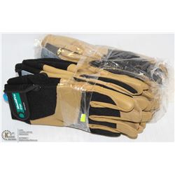 5-PAIRS OF MEDIUM MECH-PRO GRIP MECHANICS GLOVES