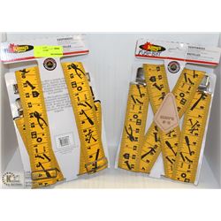 PAIR OF KUNY'S "TOOL" STYLE SUSPENDERS
