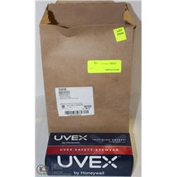 LOT OF 9-UVEX HIGH-IMPACT LENS PROTECTIVE EYEWEAR