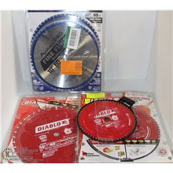 LOT OF 4 ASSORTED AVANTI +DIABLO CUTTING WHEELS