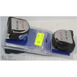 LOT OF 3 NEW WESTWARD STAINLESS STEEL MEASURING