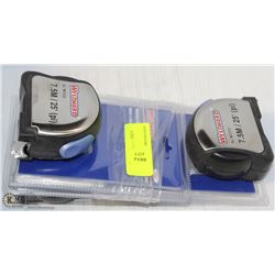 LOT OF 3 NEW WESTWARD STAINLESS STEEL MEASURING