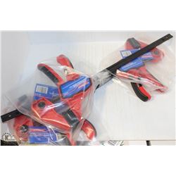 GROUP OF 3 NEW WESTWARD 12" TRIGGER-CLAMPS -ON CHOICE-