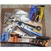 Image 1 : FLAT OF NEW HAND TOOLS INCL. ESTWING HAMMER +