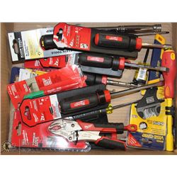 LOT OF MILWAUKEE HAND-TOOLS + OTHERS