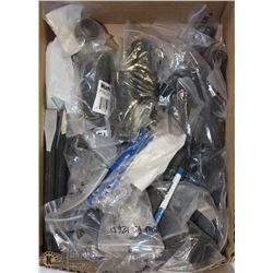 LOT OF ASSORTED HARDENED(BLACK MATTE-FINISH) SOCKET DRIVES +