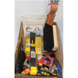 LOT OF NEW HAND-TOOLS & WEARABLE WORK-ACCESS.