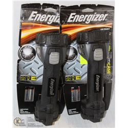 PAIR OF ENERGIZER HARDCASE-PRO 4-BULB LED FLASH-