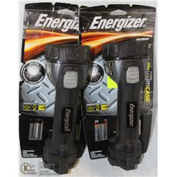 PAIR OF ENERGIZER HARDCASE-PRO 4-BULB LED FLASH-