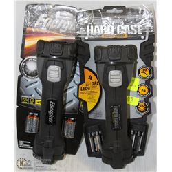 PAIR OF ENERGIZER HARDCASE-PRO 4-BULB LED FLASH-