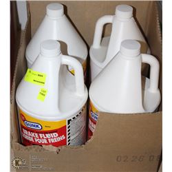 4 JUGS OF GUNK SUPER-HD BRAKE FLUID