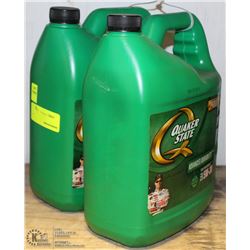 2 JUGS OF QUAKER STATE 5W-30 MOTOR OIL-ON CHOICE-