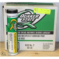 CASE OF QUAKER STATE MULTI-PURPOSE GREASE + WHEEL