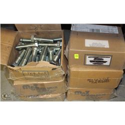 6 CASES OF 1"x4" FULLY THREADED CAP-BOLTS