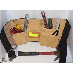 MASTERCRAFT TOOL POUCH WITH TOOLS.
