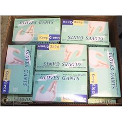 CASE OF KEEPKLEEN LATEX LARGE GLOVES.