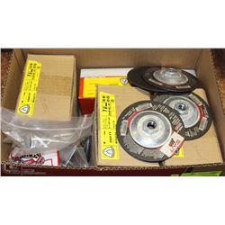 BOX OF ASSORTED CUT OFF/GRINDING DISCS
