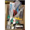 Image 1 : BOX WITH PLIERS, SCREW DRIVERS, SOCKET DRIVERS, &