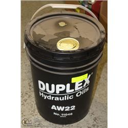 20L PAIL OF PENZOIL AW22 HYDRAULIC OIL