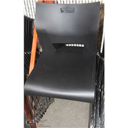 STACK OF 14 STACKING OFFICE CHAIRS -ON CHOICE-