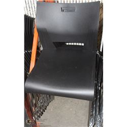 STACK OF 14 STACKING OFFICE CHAIRS -ON CHOICE-