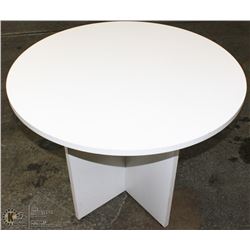 34X34X29 WHITE OFFICE ROUND TABLE -ON CHOICE-