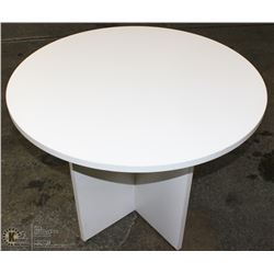 34X34X29 WHITE OFFICE ROUND TABLE -ON CHOICE-