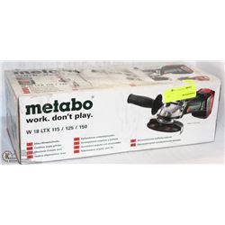 METABO W18 LTX 115/125/150 ANGLE GRINDER