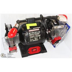 POWERBILT BENCH GRINDER WITH ONE