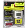 Image 1 : RYOBI 3 IN 1 IR THERMOMETER, LASER, MEASURER