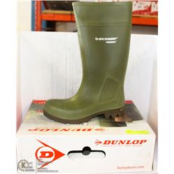 NEW DUNLOP SZ US7 STEEL TOE RUBBER BOOTS