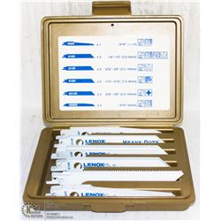BOX OF LENOX SAW BLADES ASSORTED SIZES