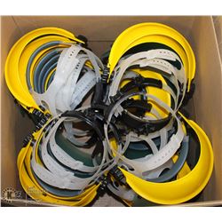 CASE OF 20 OVER HEAD NEW FACE SHIELDS