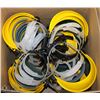 Image 1 : CASE OF 20 OVER HEAD NEW FACE SHIELDS