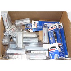 LARGE LOT OF METAL & WOOD LENOX SAWZALL